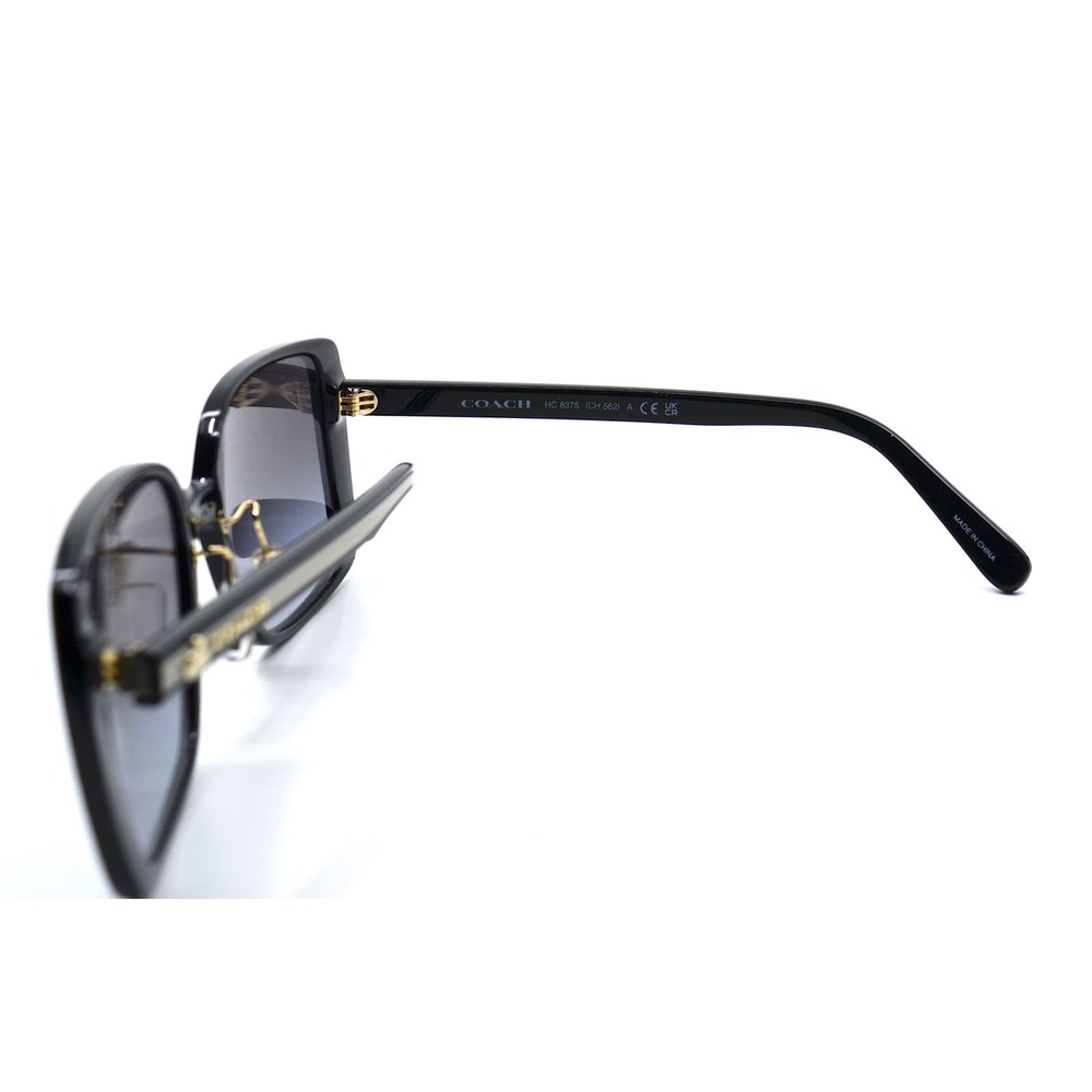 COACH HC8375 BLACK GREY GRADIENT AUTHENTIC SUNGLASSES - Picture 8 of 14